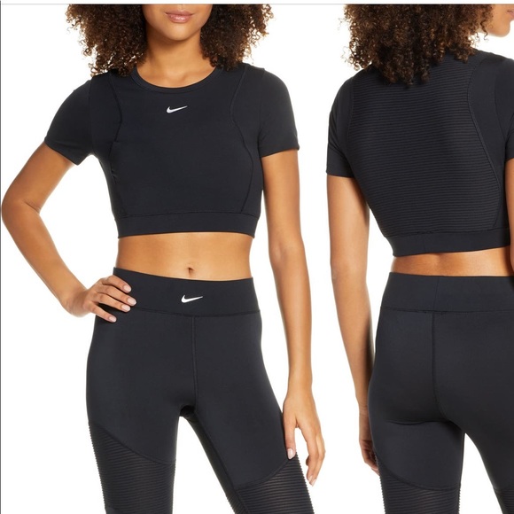 Nike Pro AeroAdapt Women’s Crop Top NWOT - Picture 2 of 5